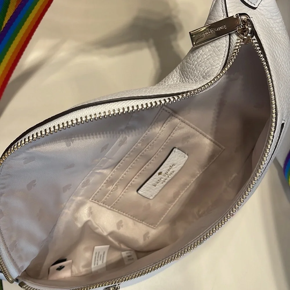 Kate Spade leila belt bag White Dove